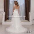 Custom Made Luxury Fluffy Crystal Beaded Diamond Wedding dress Bridal white wedding dress ball gown